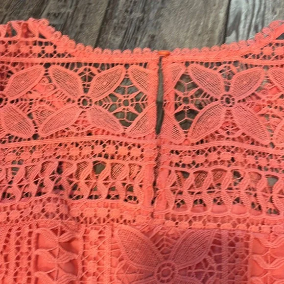 BB Dakota Sandra Mini Dress in Coral 🪸 Sugar Size M - Picture 10 of 11